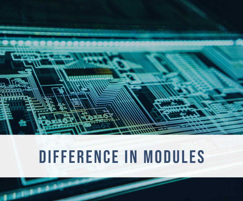 Difference in Modules